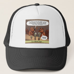 Casquette Blagues Idiotes de Castor Dessin Animé Drôle