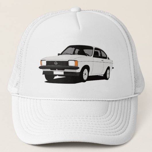 Casquette Blanc de coupé d'Opel Kadett C (Devant)