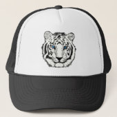 Casquette blanc de tigre (Devant)