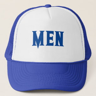 Casquette Blanc et Royal Couleur Hommes Nom du texte Beau Gé
