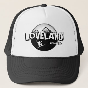 Casquette blanc noir de surfeur de Loveland le