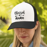 Casquette Blessed Mama Cute Mom<br><div class="desc">Diseño con tipografia linda en color blanco con la Frase "Blessed mama" hace de este diseño el regalo ideal para mama,  Se puede regalar a mama en cumpleaños,  aniversarios, dia de la madre,  navidad o en cualquier ocasion.</div>