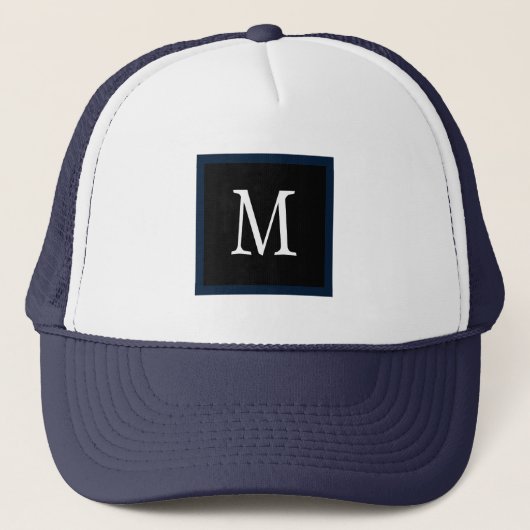 Casquette Bleu bleu marine simple première classique (Devant)