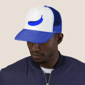 Casquette bleu de banane de grand panda (En situation)