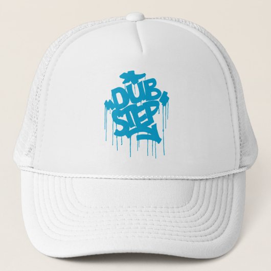 Casquette Bleu de ciel de Dubstep FatCap (Devant)