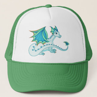 Casquette bleu de dragon de glace