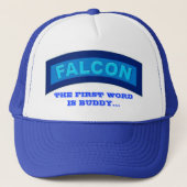 CASQUETTE BLEU DE FAUCON (Devant)