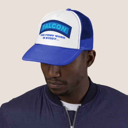 CASQUETTE BLEU DE FAUCON (En situation)