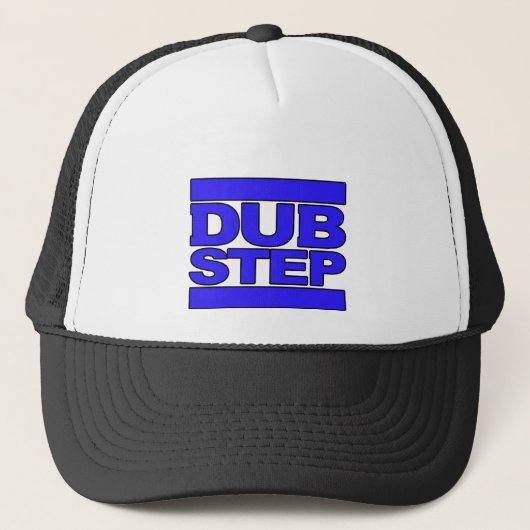 Casquette Bleu de logo de DUBSTEP (Devant)