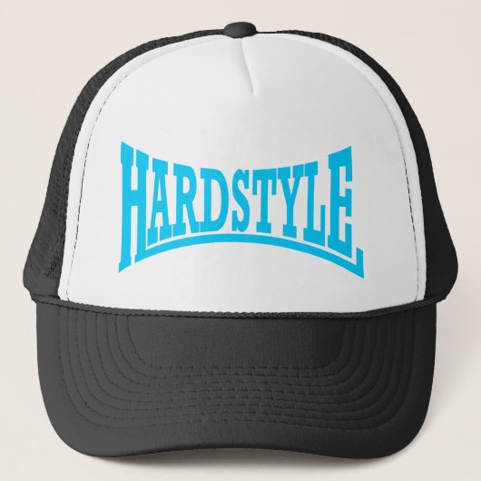 Casquette Bleu de logo de Hardstyle (Devant)