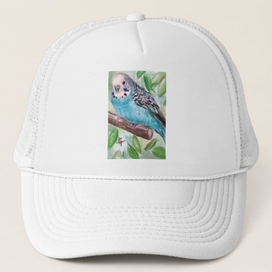 Casquette bleu de perruche (Devant)