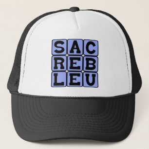 Casquette Bleu de Sacré, argot français