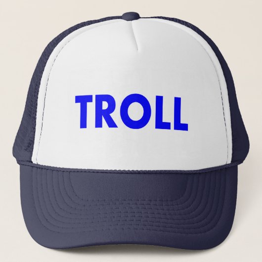 Casquette Bleu de Troll (Devant)
