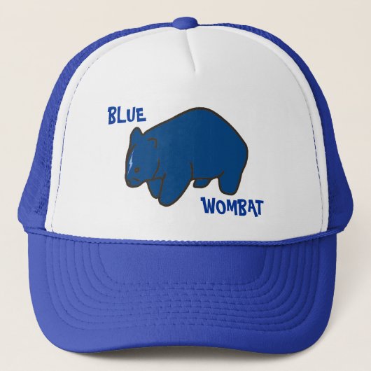 Casquette bleu de wombat (Devant)