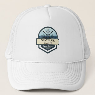 Casquette Bleu Marine Ancre nautique club bateau marina