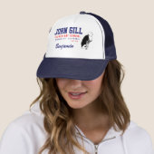 Casquette Bleu nommé fait sur commande d'Eagle d'ouïe de (En situation)