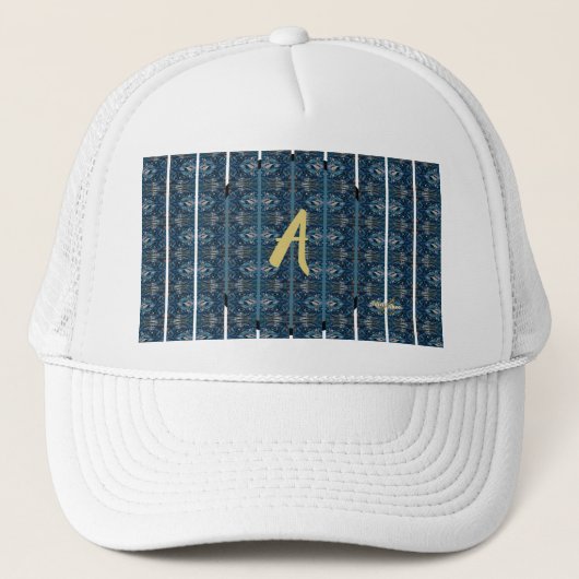 Casquette Bleu par Poète Adiela Akoo -CUSTOMISEZ-l (Devant)