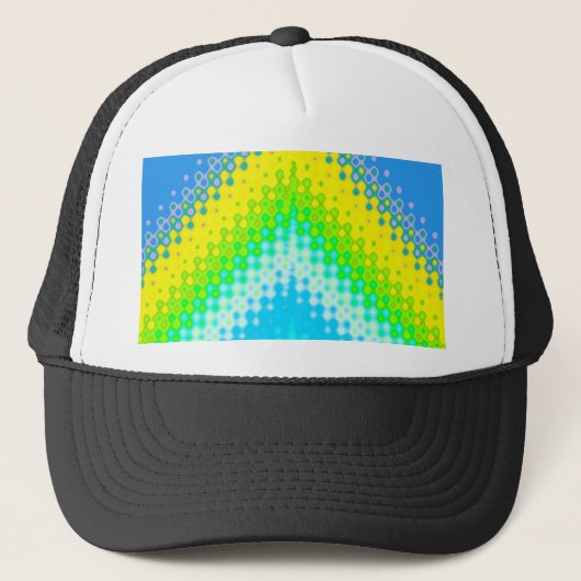 Casquette Bleu Pixelé (Devant)