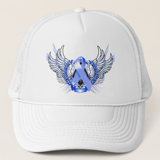 Casquette Bleu tribal de conscience (Devant)
