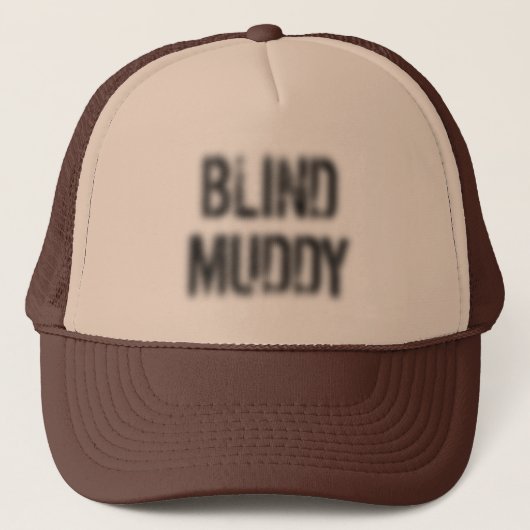 CASQUETTE BLEURRY BLIND MUDDDY (Devant)