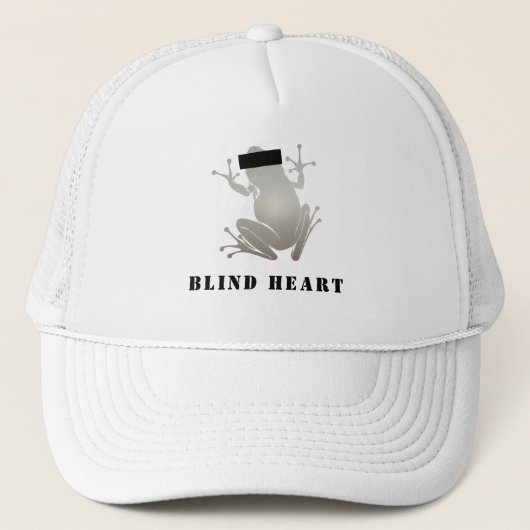 Casquette Blind Heart Censored Silver Frog CustomText (Devant)