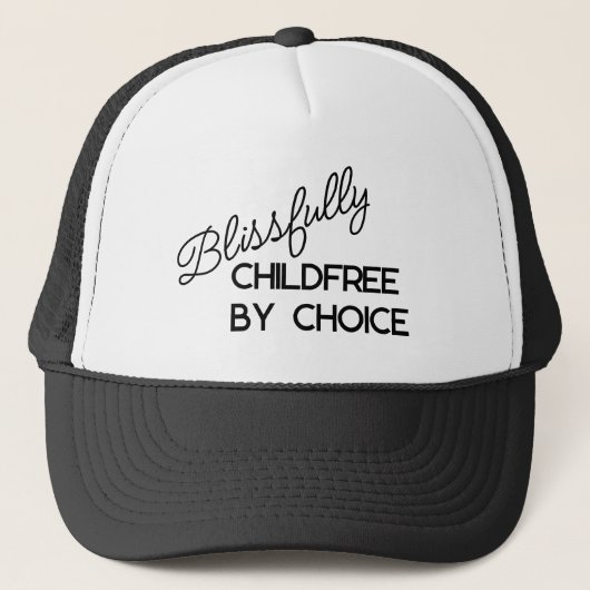 Casquette Blissful Childfree par choix (Devant)