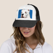 Casquette Bloc de couleur de Dogo Argentino (En situation)