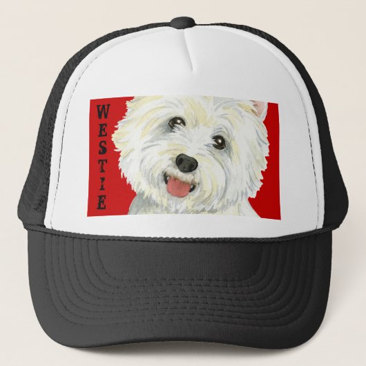 Casquette Bloc de couleur Westie (Devant)