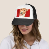 Casquette Bloc de couleurs Basenji (En situation)