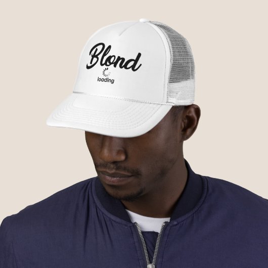 CASQUETTE BLOND LOADING (En situation)