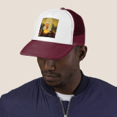 Casquette Blonde Mona Lisa (En situation)