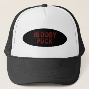 Casquette Bloody Puck chapeau de camionneur noir