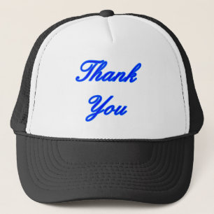 Casquette Blue Blue Merci Design Le MUSÉE Zazzle Cadeaux