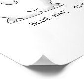 CASQUETTE BLUE, CASQUETTE VERT, affiche OOPS par S (Coin)