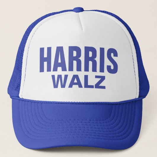 Casquette Blue Harris Walz (Devant)