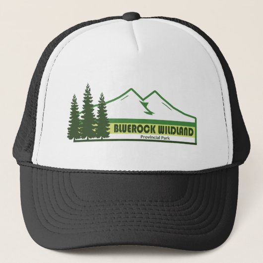 Casquette Bluerock Wildland Provincial Park Green Stripes (Devant)