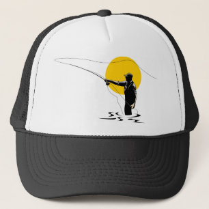 Casquette Bobine de bâti de pêcheur de mouche avec l'amorc