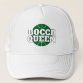 Casquette Bocce Queen chapeau de camionneur avec logo Bocci  (Devant)