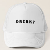 Casquette Boire de l'alcool (Devant)