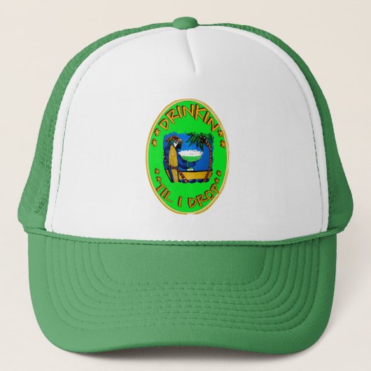 CASQUETTE BOIRE JUSQU'À CE QUE JE TOMBE (Devant)
