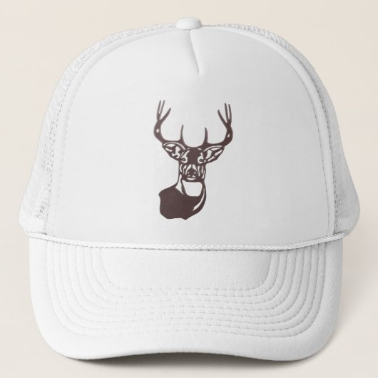 Casquette Bois - Queue blanche Buck Deer (Devant)