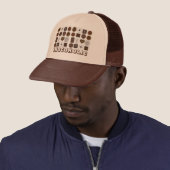Casquette Boîte Chocoholique de chocolats Chocolatier Bon Bo (En situation)