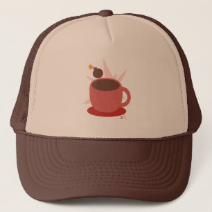 Casquette Bombe de cacao Chocolat chaud Caricature amusant