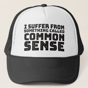 Casquette Bon sens - Humour logique