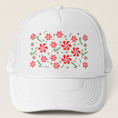 Casquette Bonbons à la menthe de Noël (Devant)