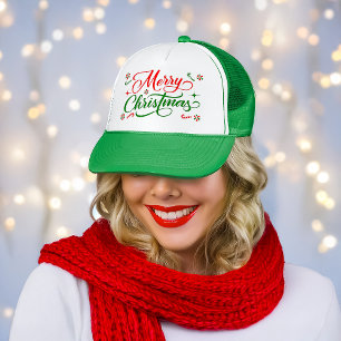 Casquette Bonbons à la menthe de Noël