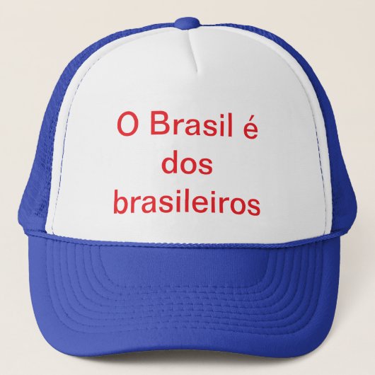 Casquette Boné Brasil dos brasileiros (Devant)