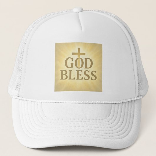 Casquette Boné Cristão God Bless – Fé e Estilo (Devant)