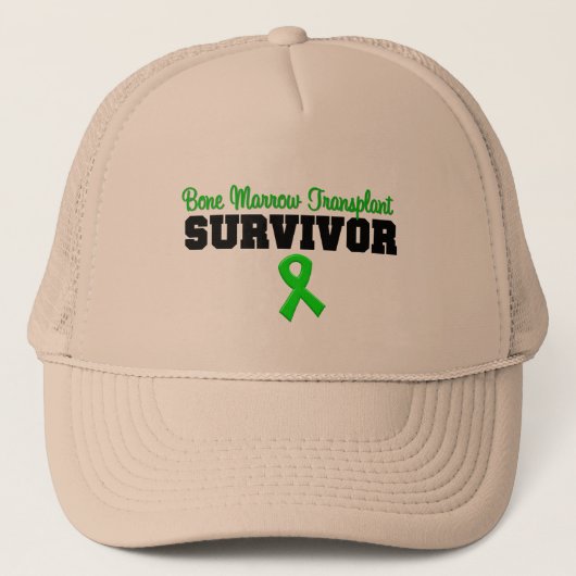 Casquette Bone Marrow Transplant Survivor Green Ribbon (Devant)