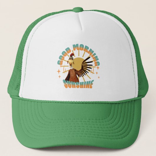 Casquette Bonjour Soleil Coq Drôle (Devant)